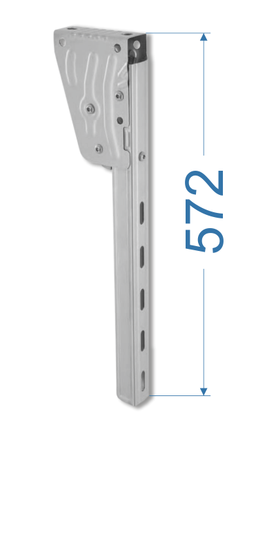 Držák boční zábrany i 572mm, Magnelis®,  s homologací E11, TAKLER