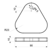 Locking of the 90mm drawer slide