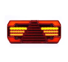 Zadní koncové sdružené LED světlo, 302 x 131 x 58,3 mm, kabel, pro návěs a přívěs (6)
