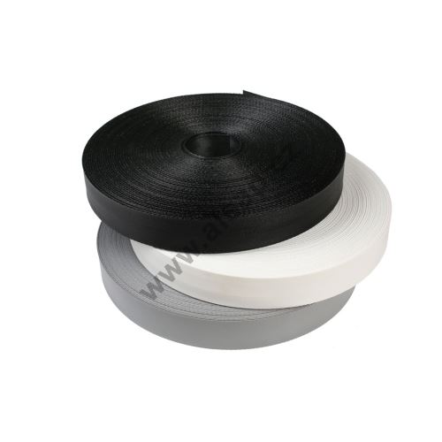 PVC tape F=2400, 50 mm, l=100m, WHITE AND GRAY