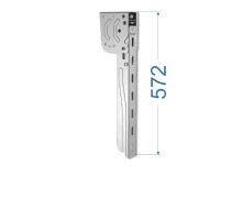 Bracket for side underrun protection, w=55mm, l=430-790mm, Magnelis®, E11 cert., TAKLER