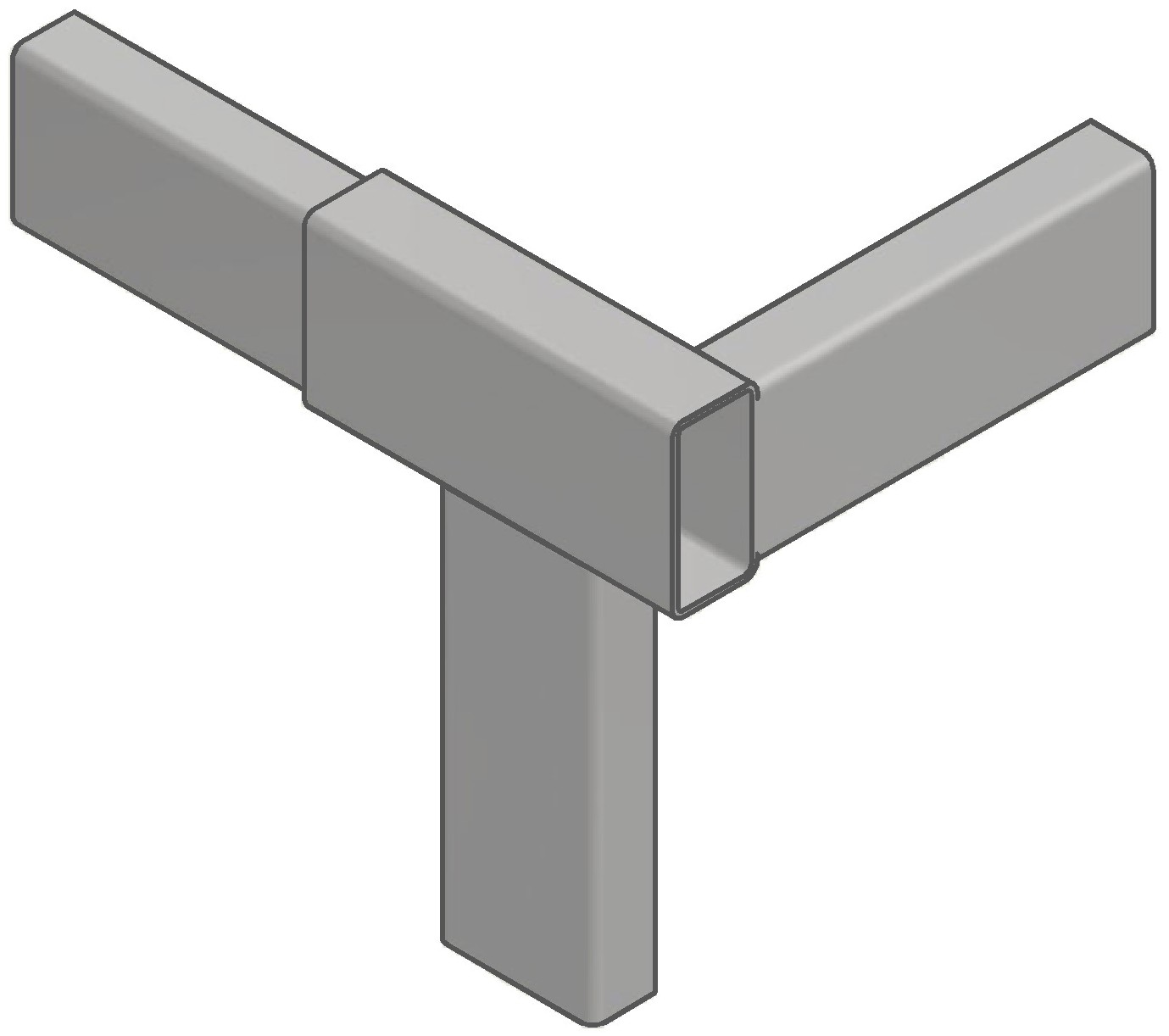 Horní spojka plachtové konstrukce ZL pro 65, 30 x 60 mm,zn