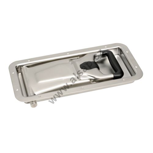 Built-in lock 25 mm, 16 mm THIRIET PULL, stainless steel