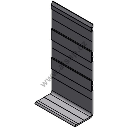 Profil okopový L 200x45mm, síla 3mm - Elox