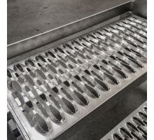 Two-step folding step 620/516, galvanized, high-quality 3D non-slip, does not cover the li (7)