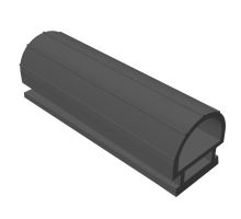 Seal for the bottom dropside profile, 17mm