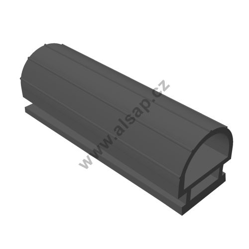 Seal for the bottom dropside profile, 17mm