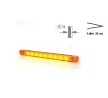 LED position light, W97.4 238x21x10 mm / White, Amber, Red (566)