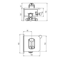 Swap body lock S complete, 38 mm, with retractable counterpart, steel/galvanized (1)