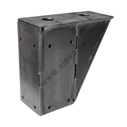 Console left for bumper, R58-03, type 564040 short 290 mm, raw