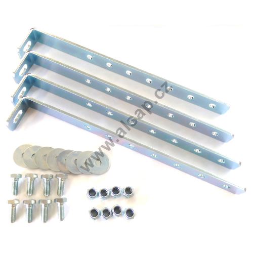 Box holder L 290 mm, universal - variable 7 holes