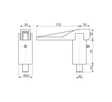 Locking pin o25 mm for folding legs (3)