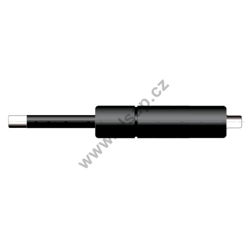 Push-type gas spring 10/21, stroke 250mm, length: 555-610mm, M8 threads (1)