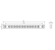 Rear combined LED light W232DD, 238x21x10 mm, with cable (brake, position, dynamic turn si (1)