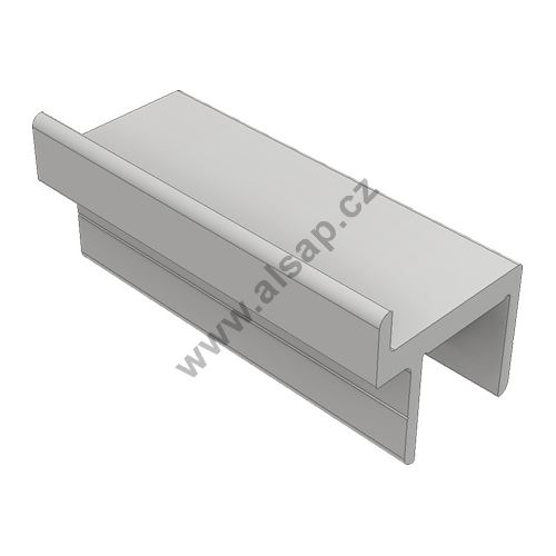 h-shaped edging profile 40 mm, for tipper dropside