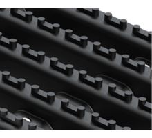 PEDDY TRIPLE rear step for utility vehicles with towing device, 1462x189mm, black, LOKHEN (3)