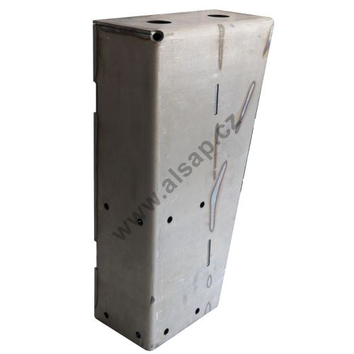Right bracket for bumper, R58-03, type 564040, length 350-400 mm, raw