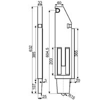 Rear Right Tipper Column 100/400/33 mm