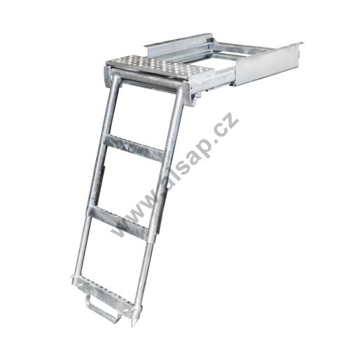 Telescopic step, h = 893 mm, 3 steps, galvanized (3)