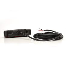 LED Predator / Warning Light Orange, Orange Cover, 7 Modes, W117, 3m Cable (5)