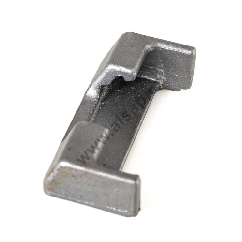 Keeper for N681 dropside lock – pillar version (23H687), zinc plated