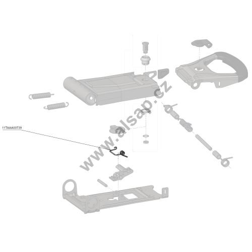 Spare part – spring 0739 for 16/22/27 mm Thiriet lock