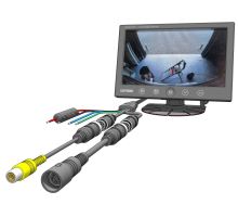 Monitor for parking camera, 7", 1024x600px, 12/24V, 1000cd/m2 (1)