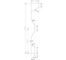 Steel side panel BNS 450/2.5 mm (1)