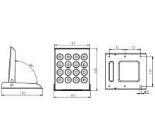 Step stool, foldable for side panels, reinforced - brand N (1)