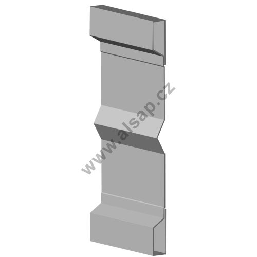 Side panel steel HVD 600/2 mm