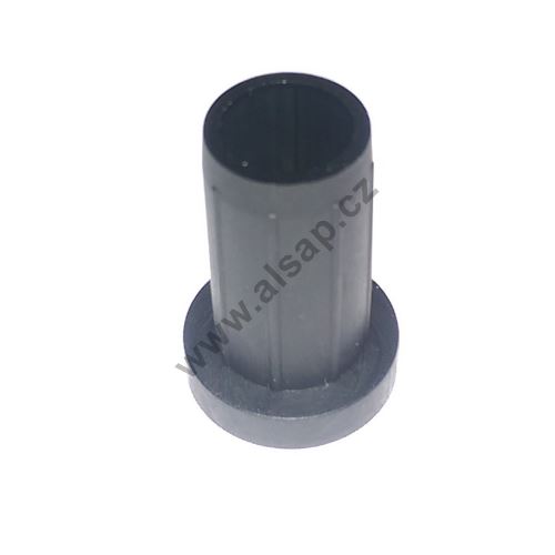 Plastic insert for door hinge support, black