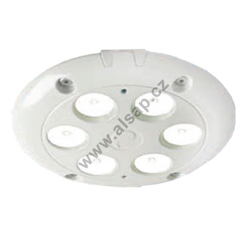 Aluminum light with 6 LEDs, surface mounted, 192x15 mm, 1021 lm, 9V-36V
