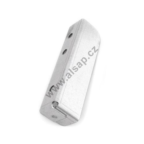 Kapsa / držák plachtového prkna 120 mm nýtovací P, pro sloupek CS, 1,5 mm, pozink plech (1)