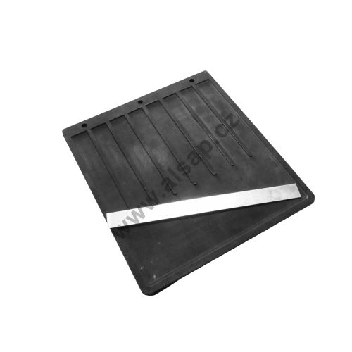 Mud flaps, width from 260 mm to 500 mm, (1 piece), rubber with embossing (2)