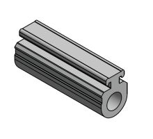 Profile of the bridge, hinge with 16mm aluminum, ALSAP