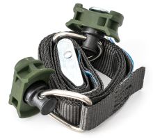 AirLine lashing strap 25 mm with WTK buckle, length 0,2+1,8 m, EN-12195-2, green