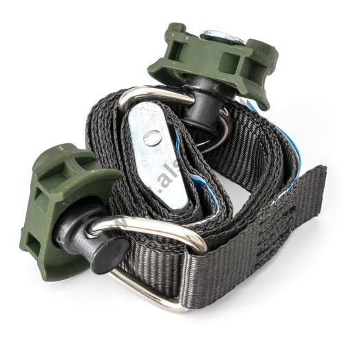 AirLine lashing strap 25 mm with WTK buckle, length, 2-3 m, green