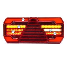 Zadní koncové sdružené LED světlo, 302 x 131 x 58,3 mm, kabel, pro návěs a přívěs