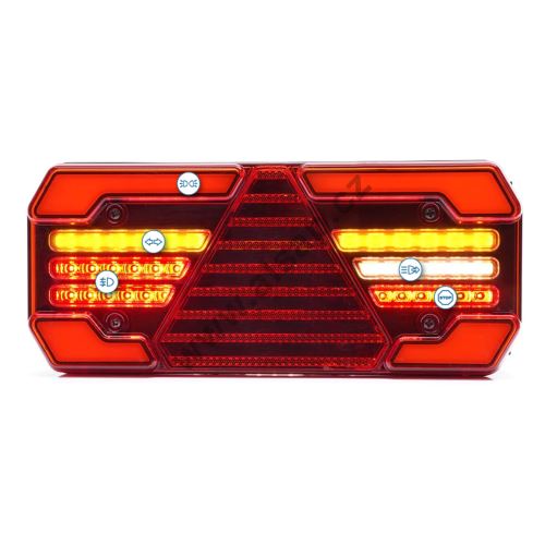 Zadní koncové sdružené LED světlo, 302 x 131 x 58,3 mm, kabel, pro návěs a přívěs