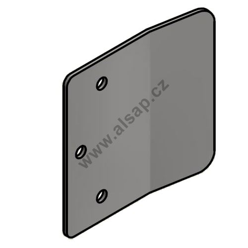 Hydraulic tail lift guide profile