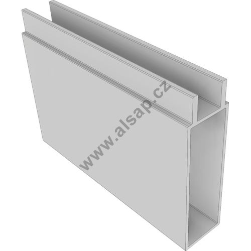 Bottom profile for tipper dropside, 88x30 mm (1)