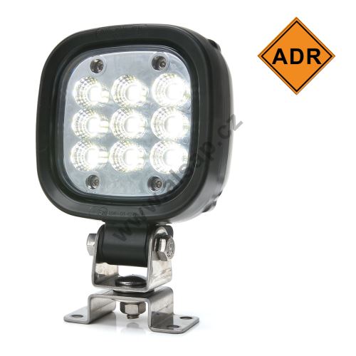 Pracovní LED světlo, 133,6 x 110 mm, kabel, 2000lm, ADR