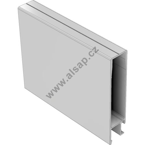 Top dropside profile 100 mm - aluminum (1)