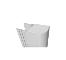 End cap for side barrier profile BABY and rear profile K20, right (1)