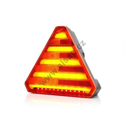 Rear combined LED tail light, 163 x 143 mm, 5-pin, for agricultural machinery (7)