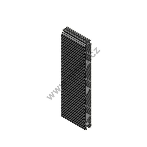 Bridge profile, center Wave 320 x 30mm aluminum, ALSAP