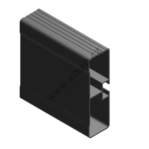 Profil boční zábrany TL1210XX, 100/30 mm, elox ČERNÝ, s homologací E11, NEW (1)