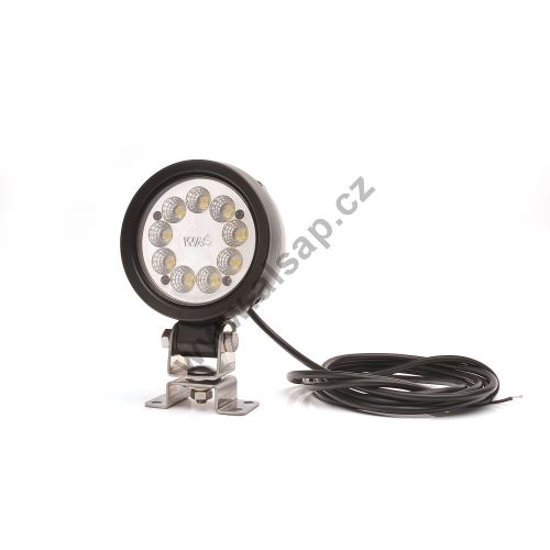LED work light, 2000 lm / 19.8W, W163 black aluminum housing, O 108, h 46 mm, 9 LEDs (2)