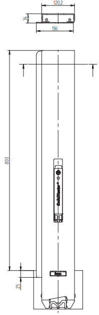 Solidmaster 801 hs/800 zp, zadní pravý