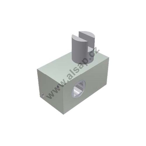 Tension box P, 38 x 73 x 40 mm, groove, zn